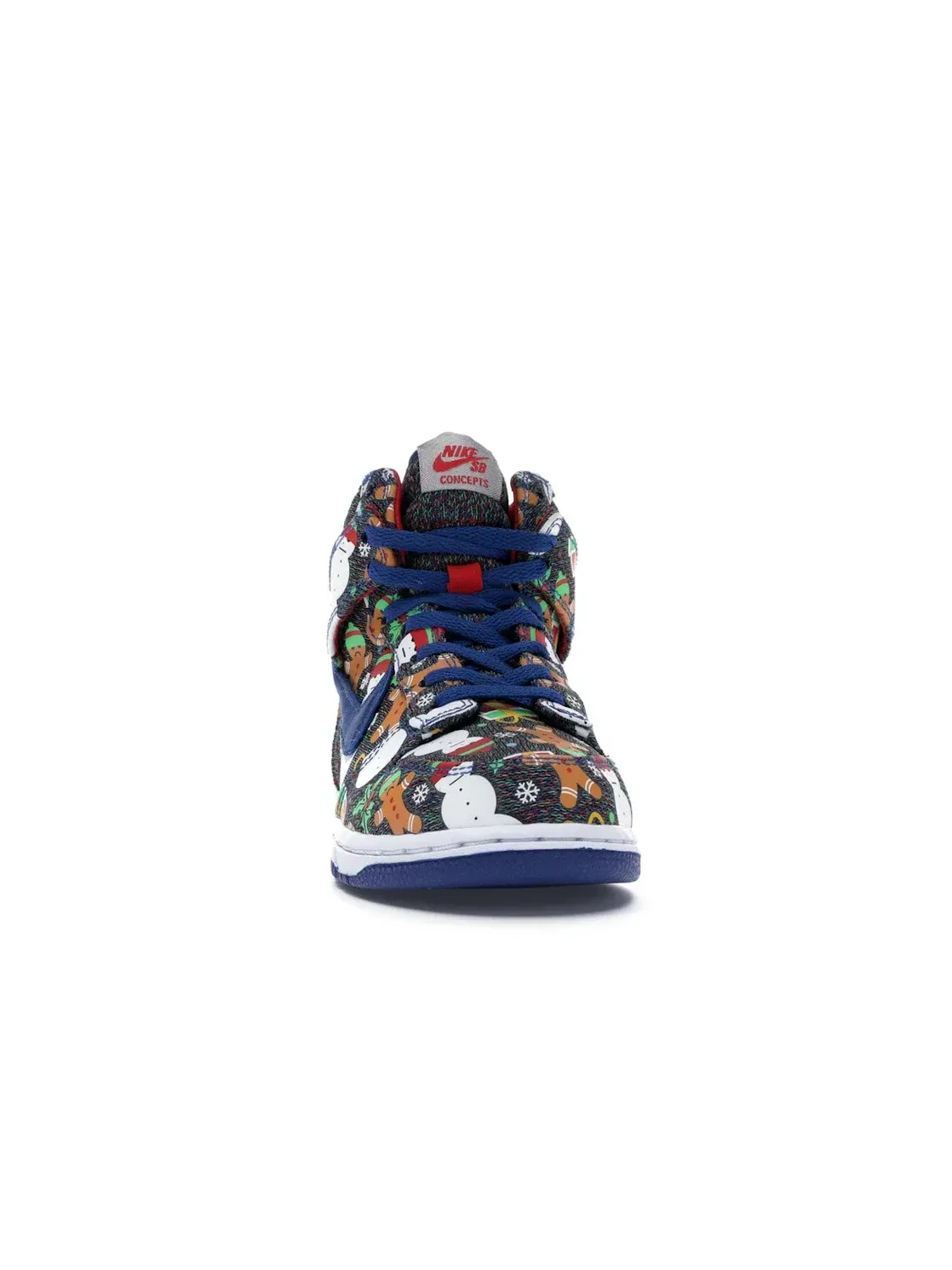 Детские кроссовки для мальчиков высокие Nike SB Dunk High Concepts Ugly Christmas Sweater (2017) (PS) Nike