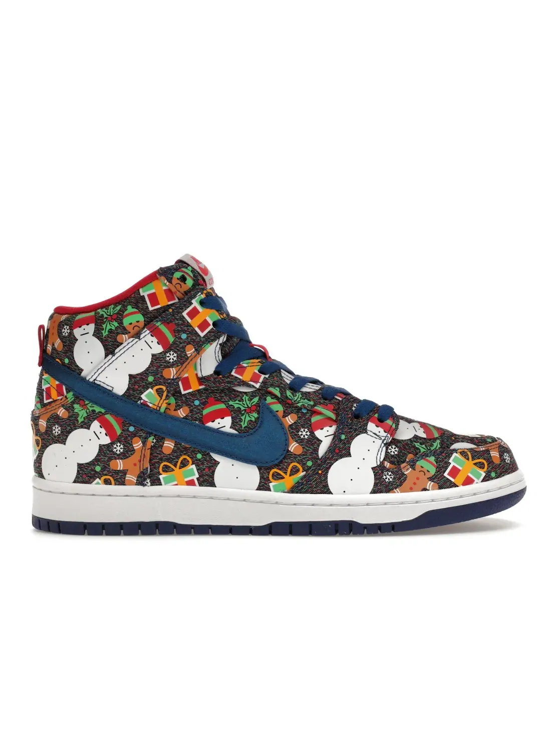 Мужские кроссовки с принтом Nike SB Dunk High Concepts Nike — изображение 1 из 4, синий/синий-красный
