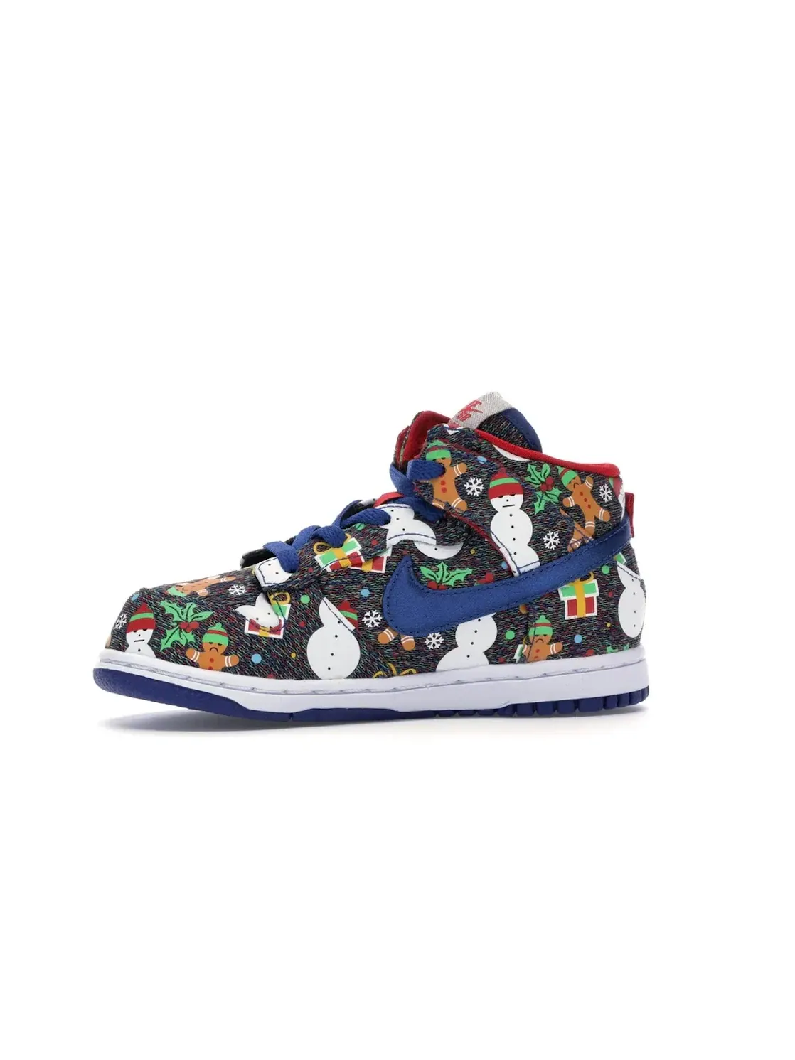 Детские кроссовки для мальчиков с принтом Nike SB Dunk High Concepts Ugly Christmas Sweater Nike — изображение 3 из 4