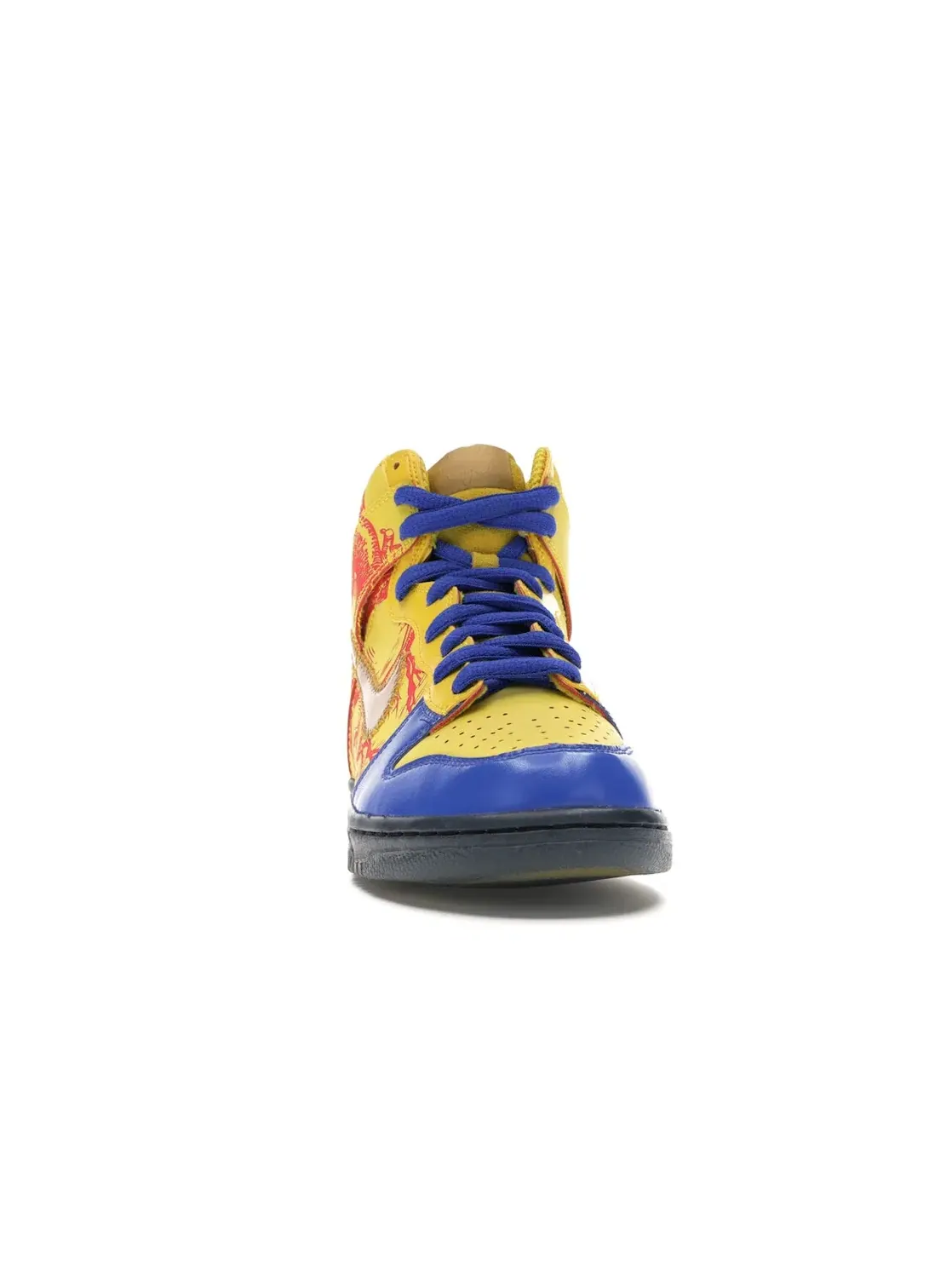 Детские кроссовки для мальчиков высокие Nike SB Dunk High Doernbecher (2012) Nike, Vivid Sulfur Game Royal
