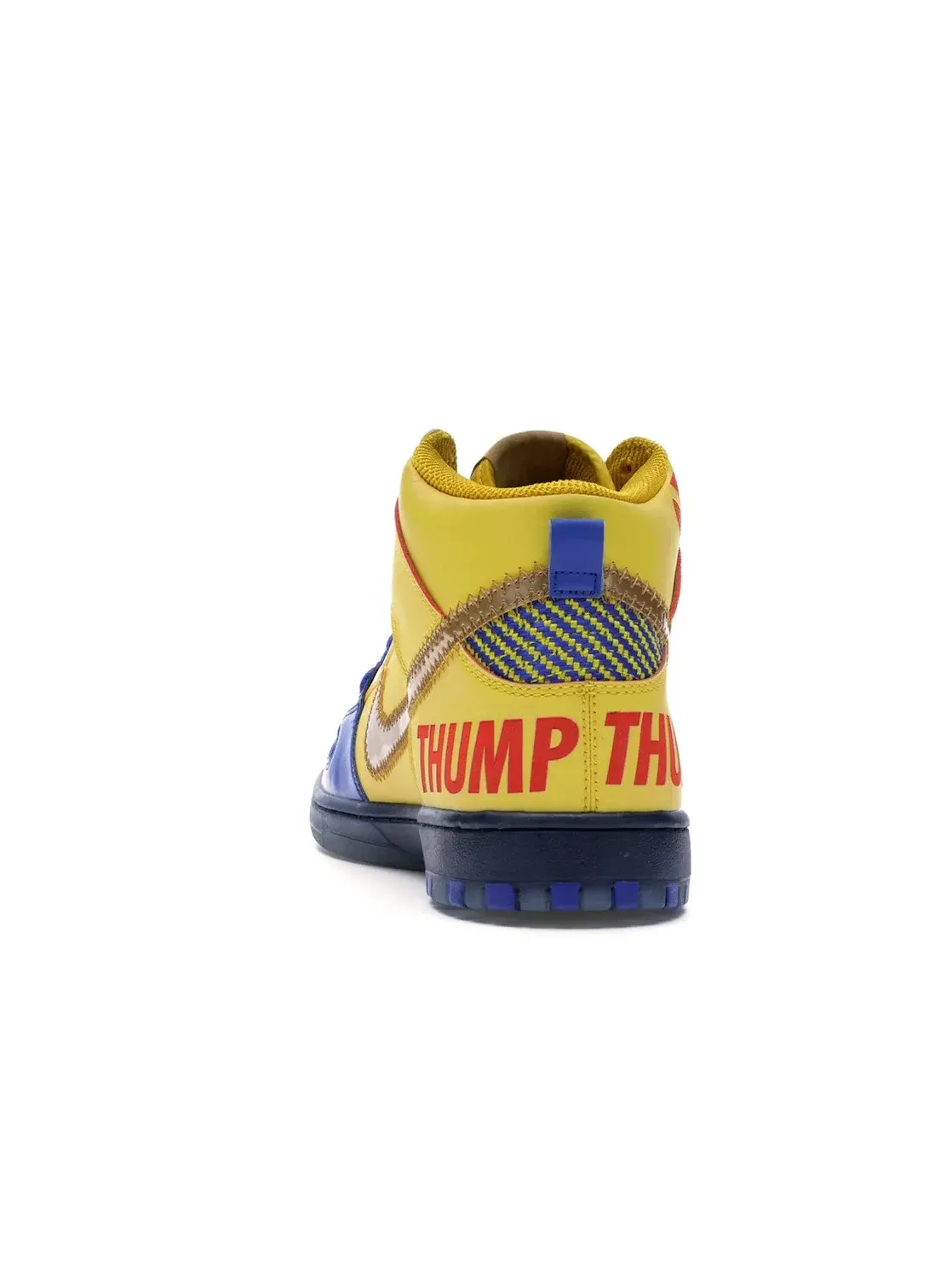 Мужские кроссовки высокие с принтом Nike SB Dunk High Nike, Vivid Sulfur/Game Royal — изображение 4 из 4