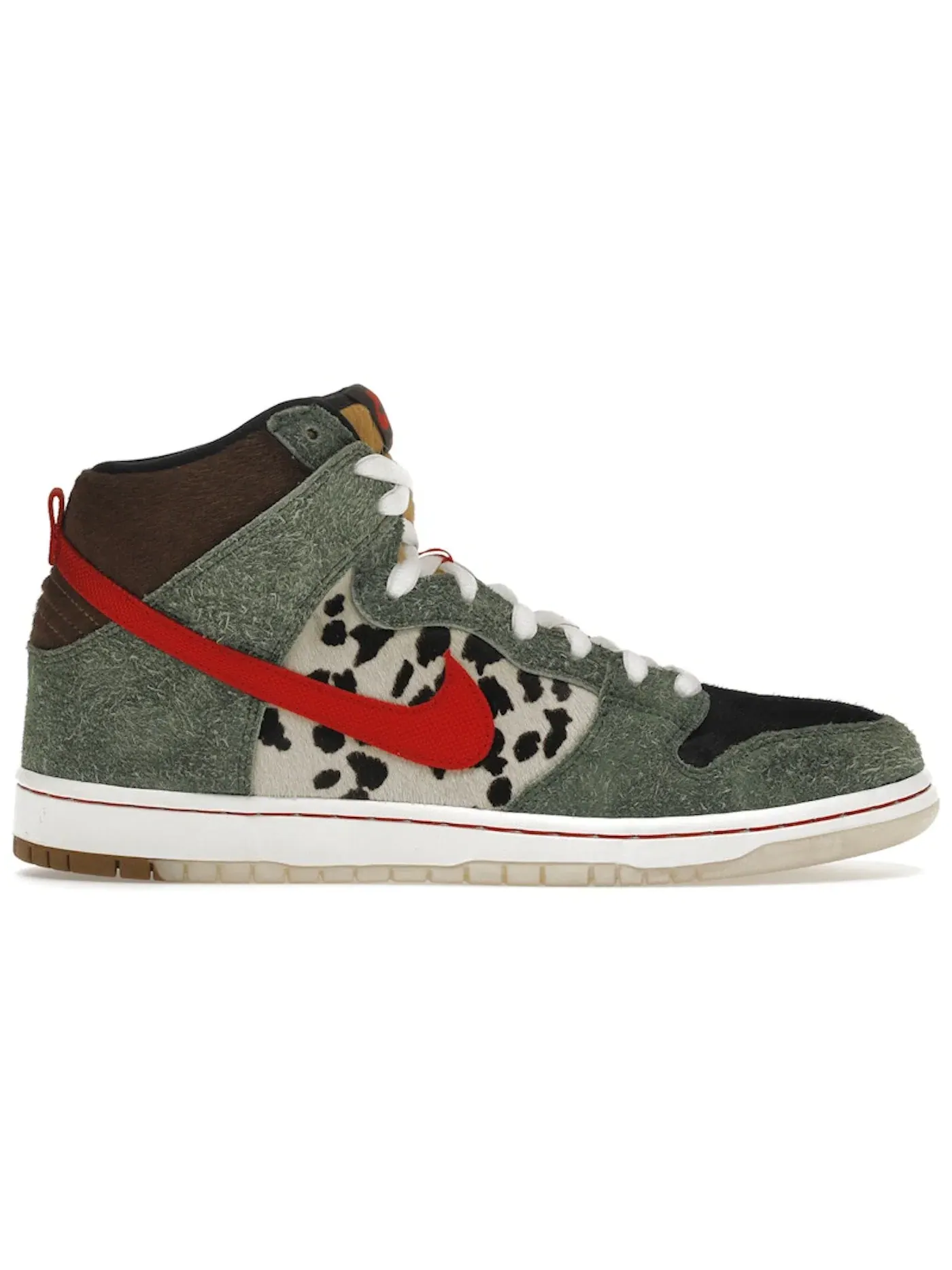 Мужские кроссовки высокие с принтом Nike SB Dunk High Dog Walker Nike — изображение 1 из 2, мульти
