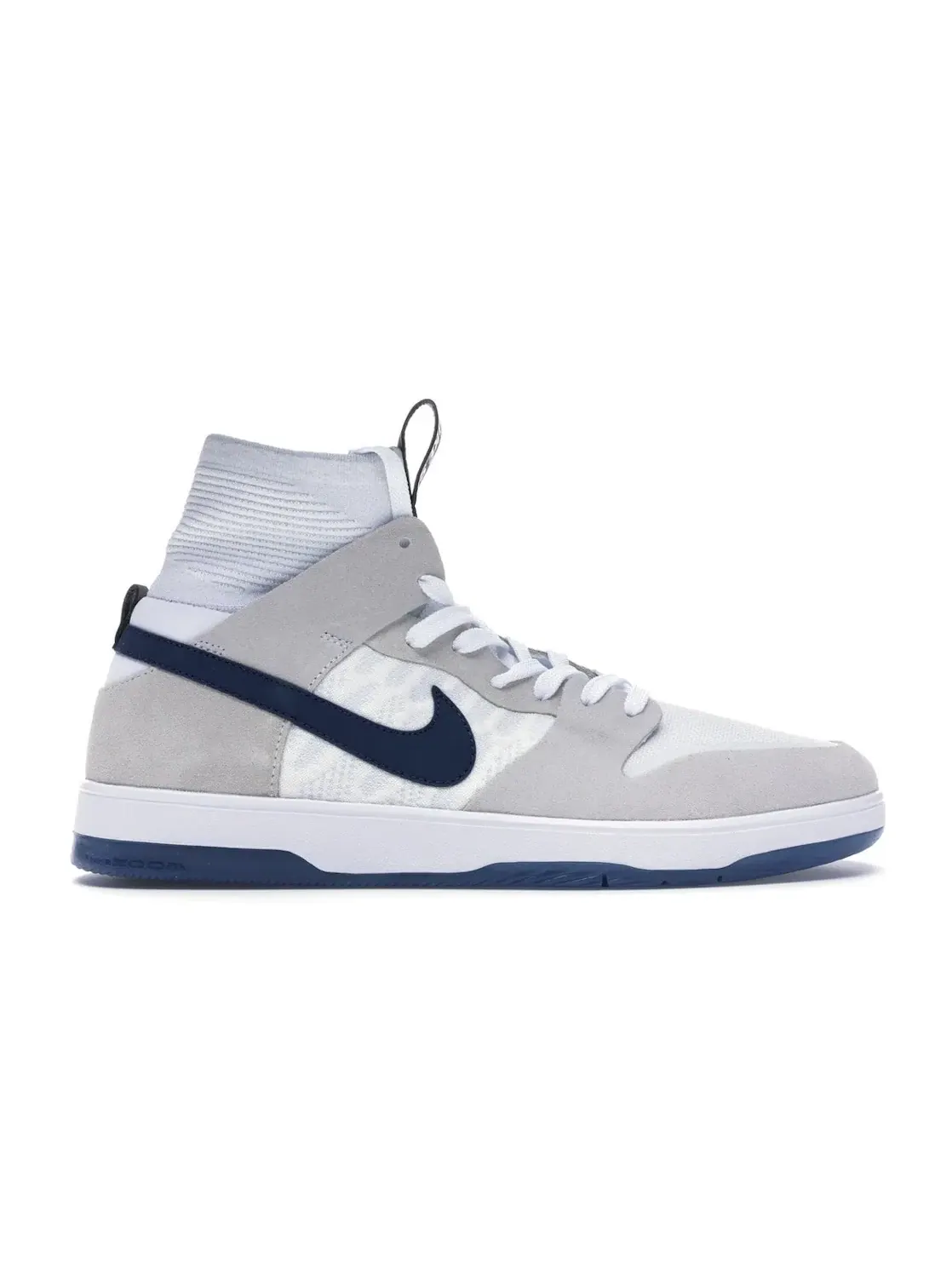 Мужские кроссовки Nike SB Dunk High Elite Cyrus Bennett — изображение 1 из 4, белый/темно-синий-белый