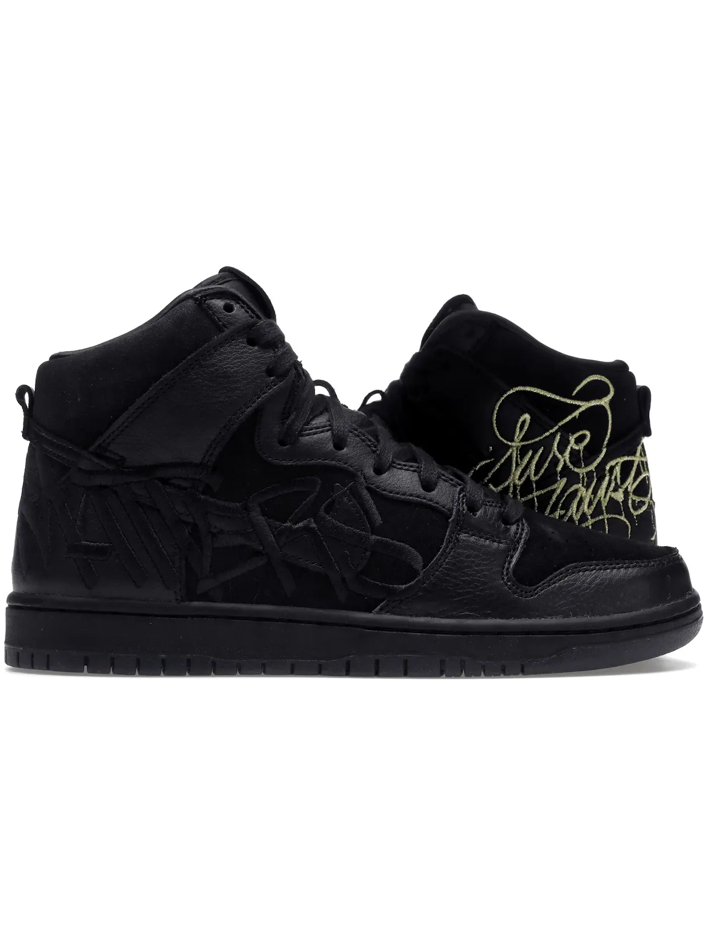 Мужские кроссовки высокие Nike SB Dunk High FAUST Black Gold — изображение 1 из 2