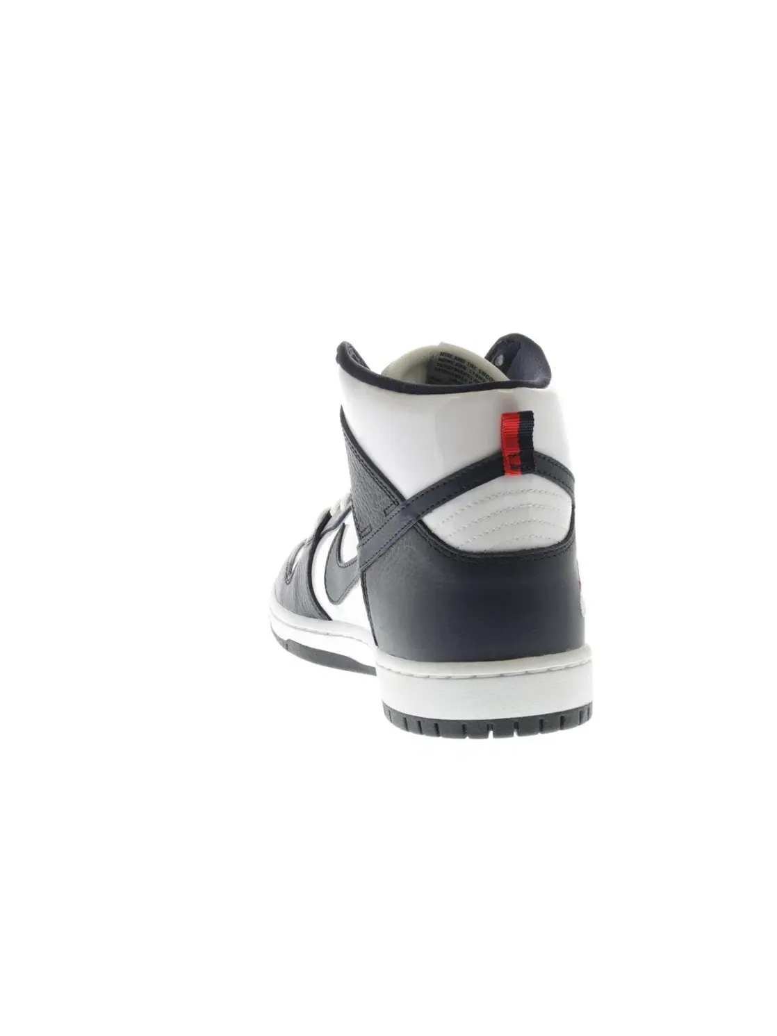 Мужские кроссовки с перфорацией Nike SB Dunk High Future Court Obsidian — изображение 4 из 4, белый/красный