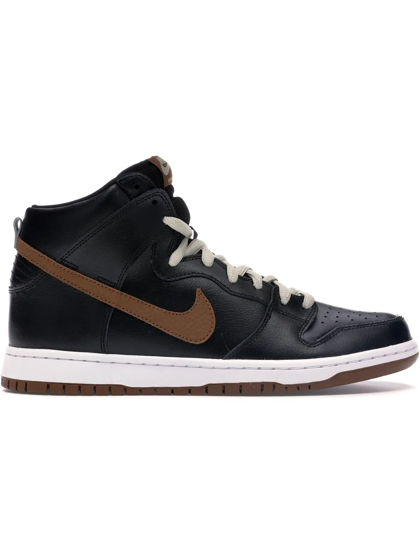 Мужские кроссовки с высоким верхом Nike SB Dunk High Nike — изображение 1 из 1, черный/светлый бежевый