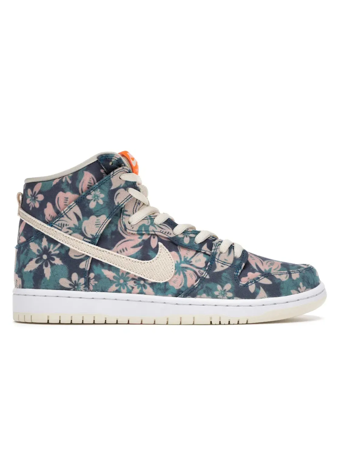 Мужские кроссовки с принтом Nike SB Dunk High Nike — изображение 1 из 4, синий-зеленый голубой