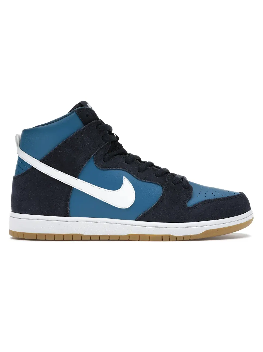 Мужские кроссовки Nike SB Dunk High — изображение 1 из 4, белый-синий