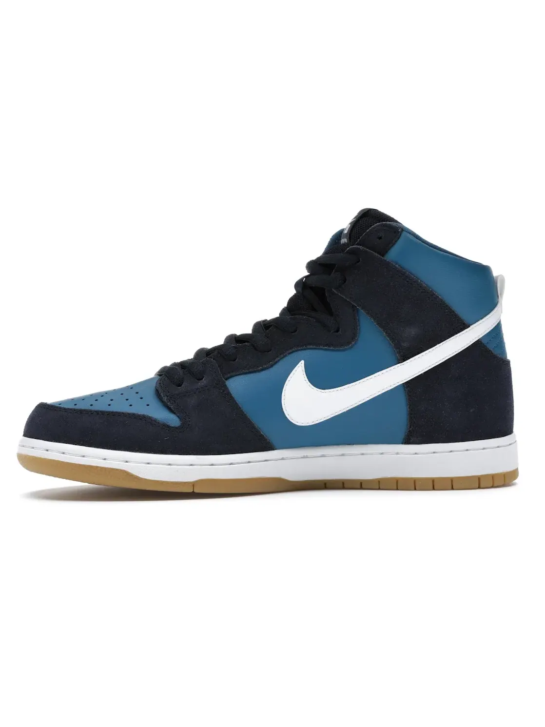 Мужские кроссовки Nike SB Dunk High — изображение 3 из 4, белый-синий