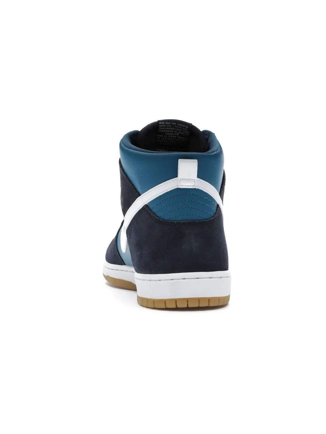 Мужские кроссовки Nike SB Dunk High — изображение 4 из 4, белый-синий