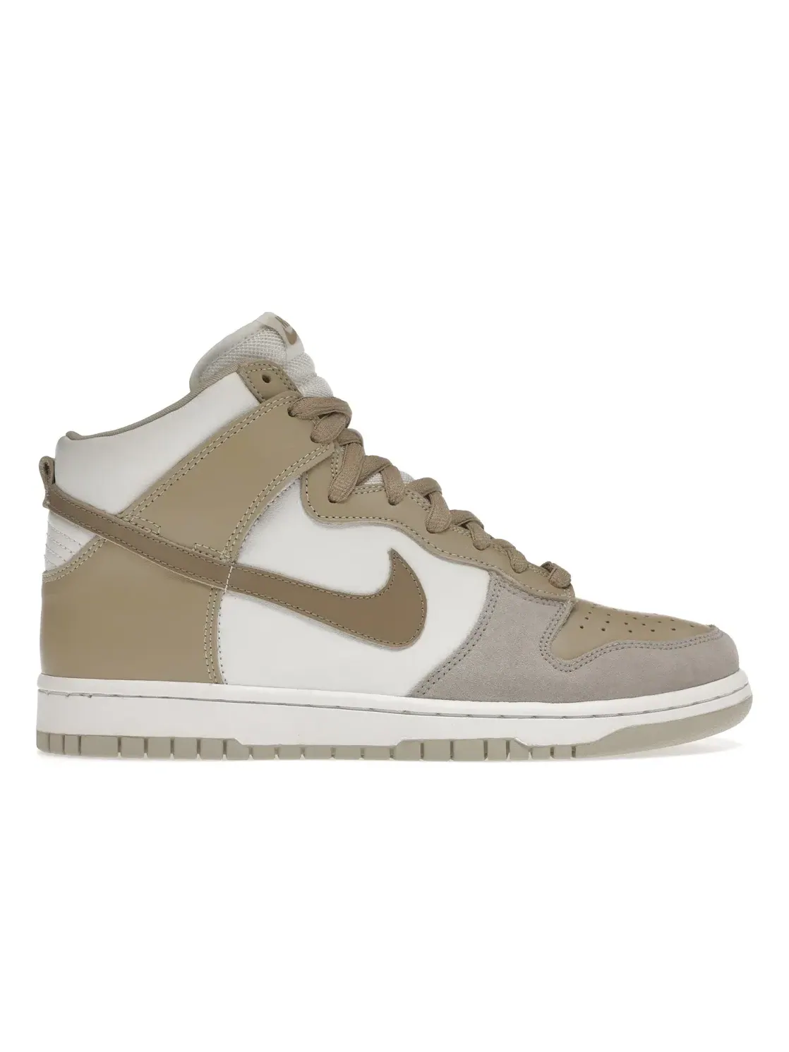 Мужские кроссовки высокие Nike SB Dunk High — изображение 1 из 4, белый/хаки