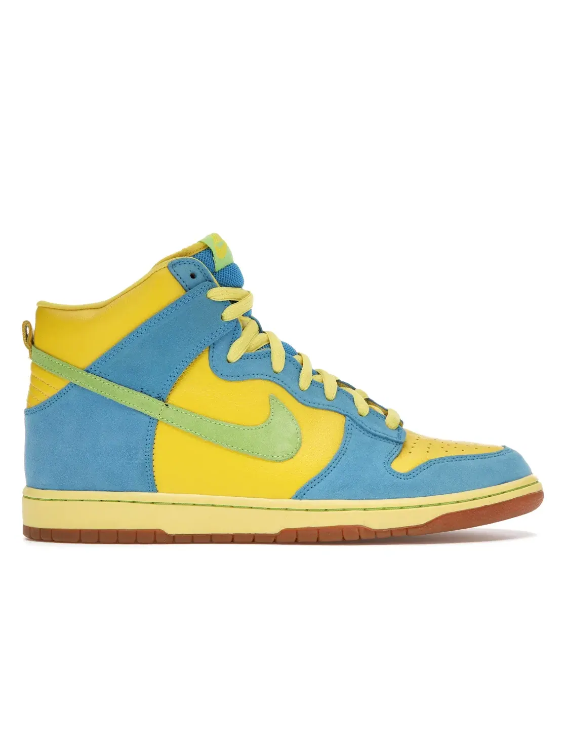 Мужские кроссовки высокие Nike SB Dunk High — изображение 1 из 4, зеленый
