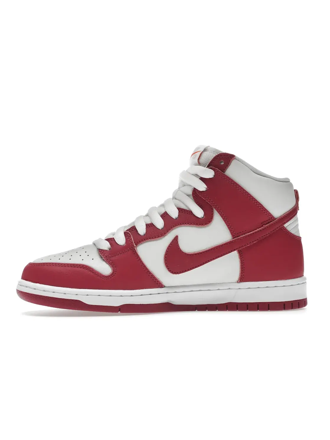 Мужские кроссовки высокие с замшево-кожаным верхом Nike SB Dunk High Orange Label Sweet Beet — изображение 3 из 4, белый