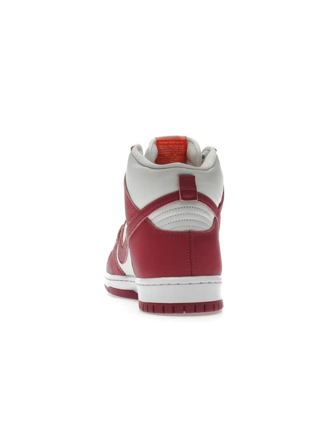 Мужские кроссовки высокие с замшево-кожаным верхом Nike SB Dunk High Orange Label Sweet Beet — изображение 4 из 4, белый