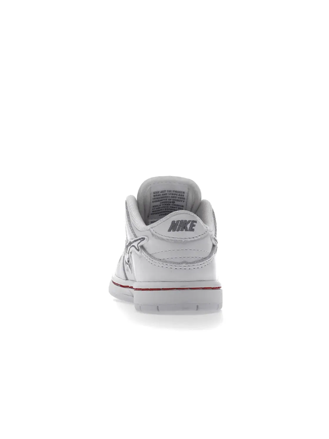 Детские кроссовки Nike SB Dunk Low Oski Great White — изображение 4 из 4, белый/серый-белый-белый