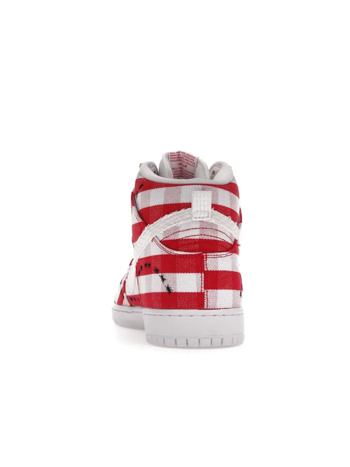 Мужские кроссовки высокие с принтом Nike SB Dunk High Nike — изображение 4 из 4, красный/белый-белый