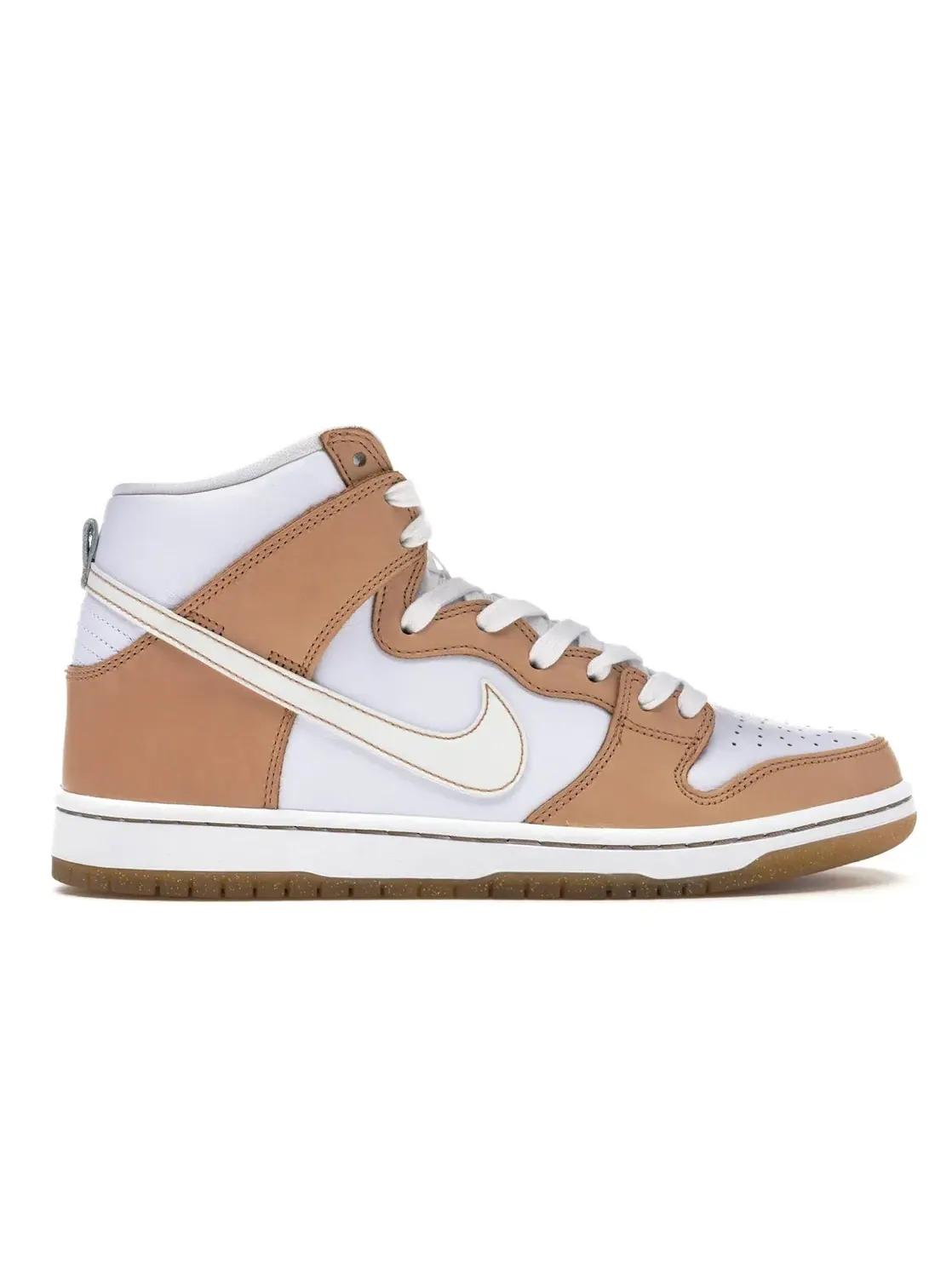 Мужские кроссовки с принтом Nike SB Dunk High Premier Nike — изображение 1 из 4, бежевый/белый-золотистый