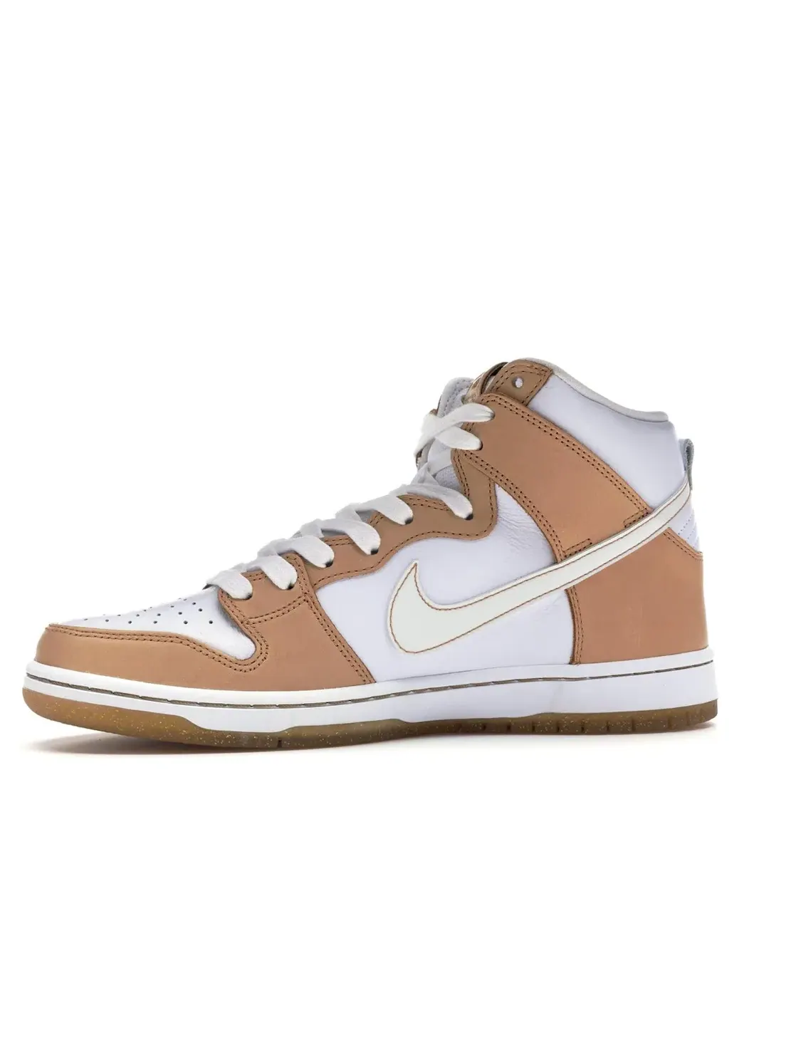 Мужские кроссовки с принтом Nike SB Dunk High Premier Nike — изображение 3 из 4, бежевый/белый-золотистый