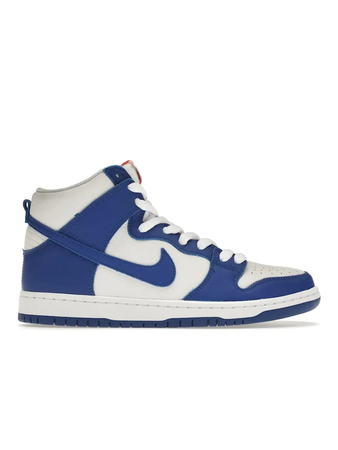 Мужские кроссовки высокие с гладкой кожи Nike SB Dunk High Pro ISO — изображение 1 из 4, белый/синий