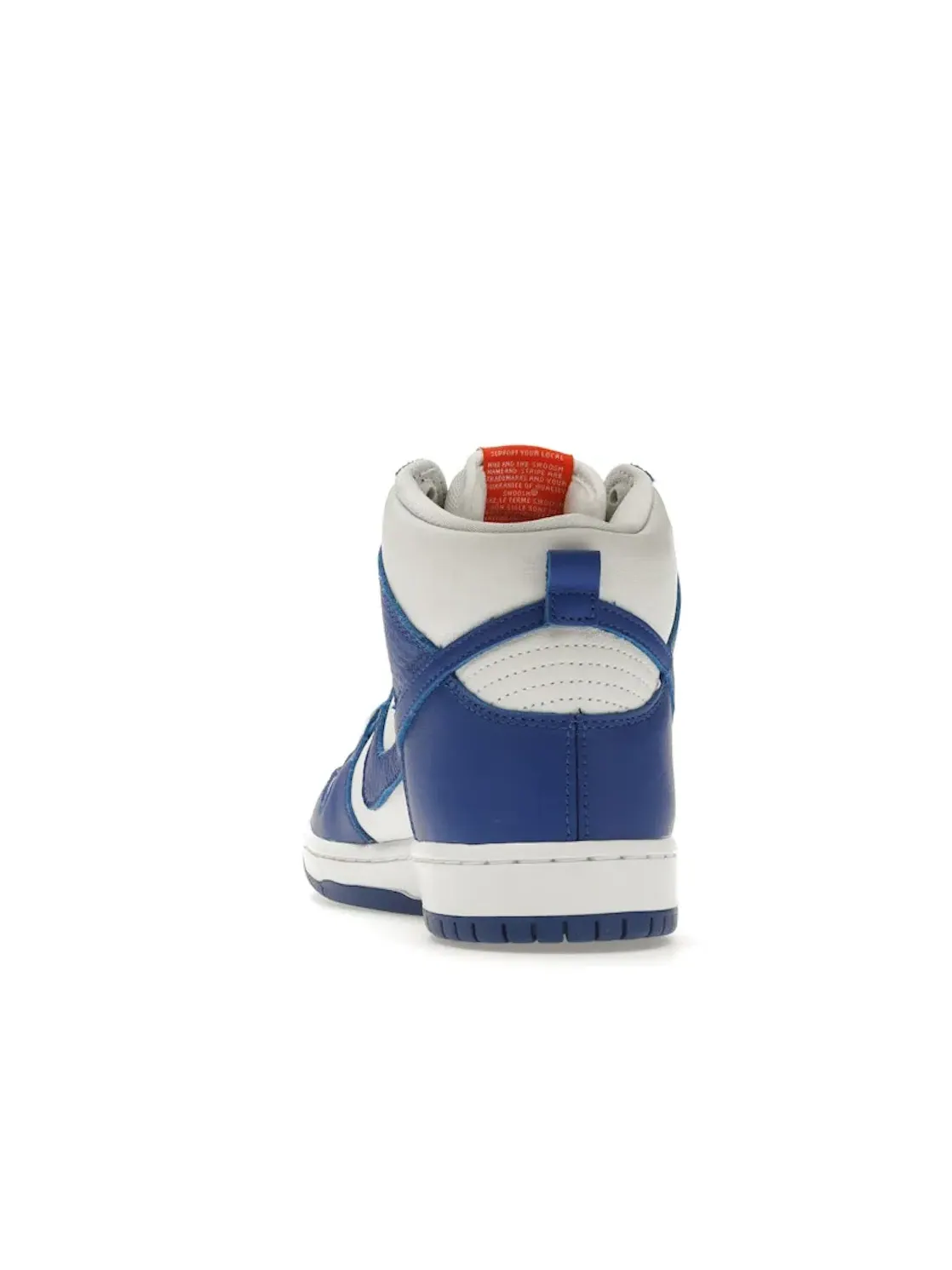 Мужские кроссовки высокие с гладкой кожи Nike SB Dunk High Pro ISO — изображение 4 из 4, белый/синий