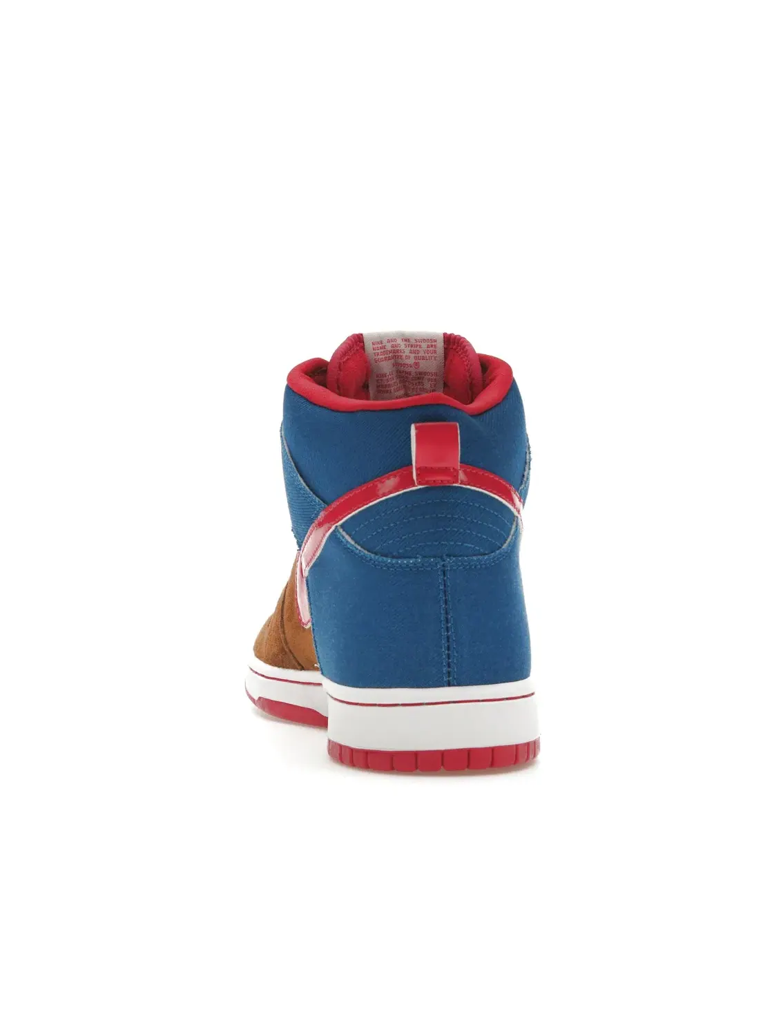 Мужской высокие кроссовки с принтом Nike SB Dunk High Pro Nike, Hazelnut/Cerise — изображение 4 из 4