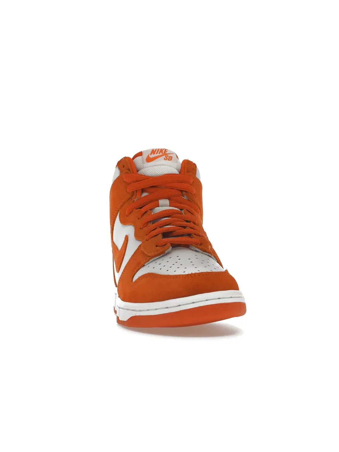Мужские кроссовки высокие Nike SB Dunk High Pro Nike — изображение 2 из 4, белый оранжевый