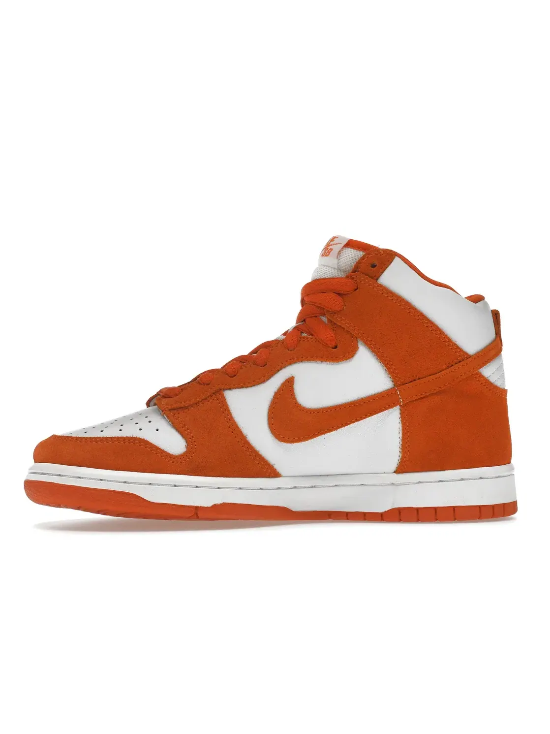 Мужские кроссовки высокие Nike SB Dunk High Pro Nike — изображение 3 из 4, белый оранжевый