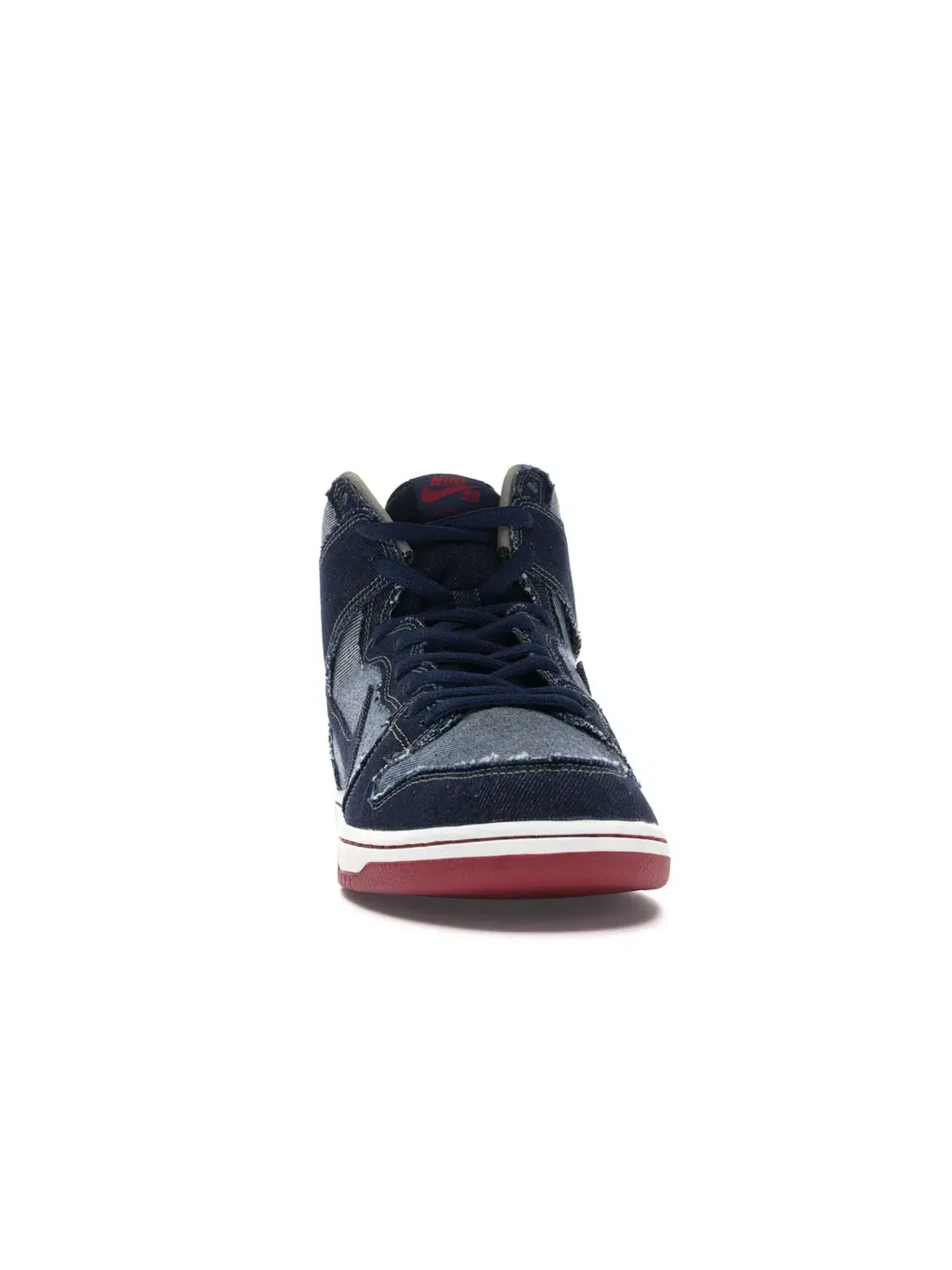 Мужские кроссовки джинсовые Nike SB Dunk High — изображение 2 из 4, темно-синий/темно-синий