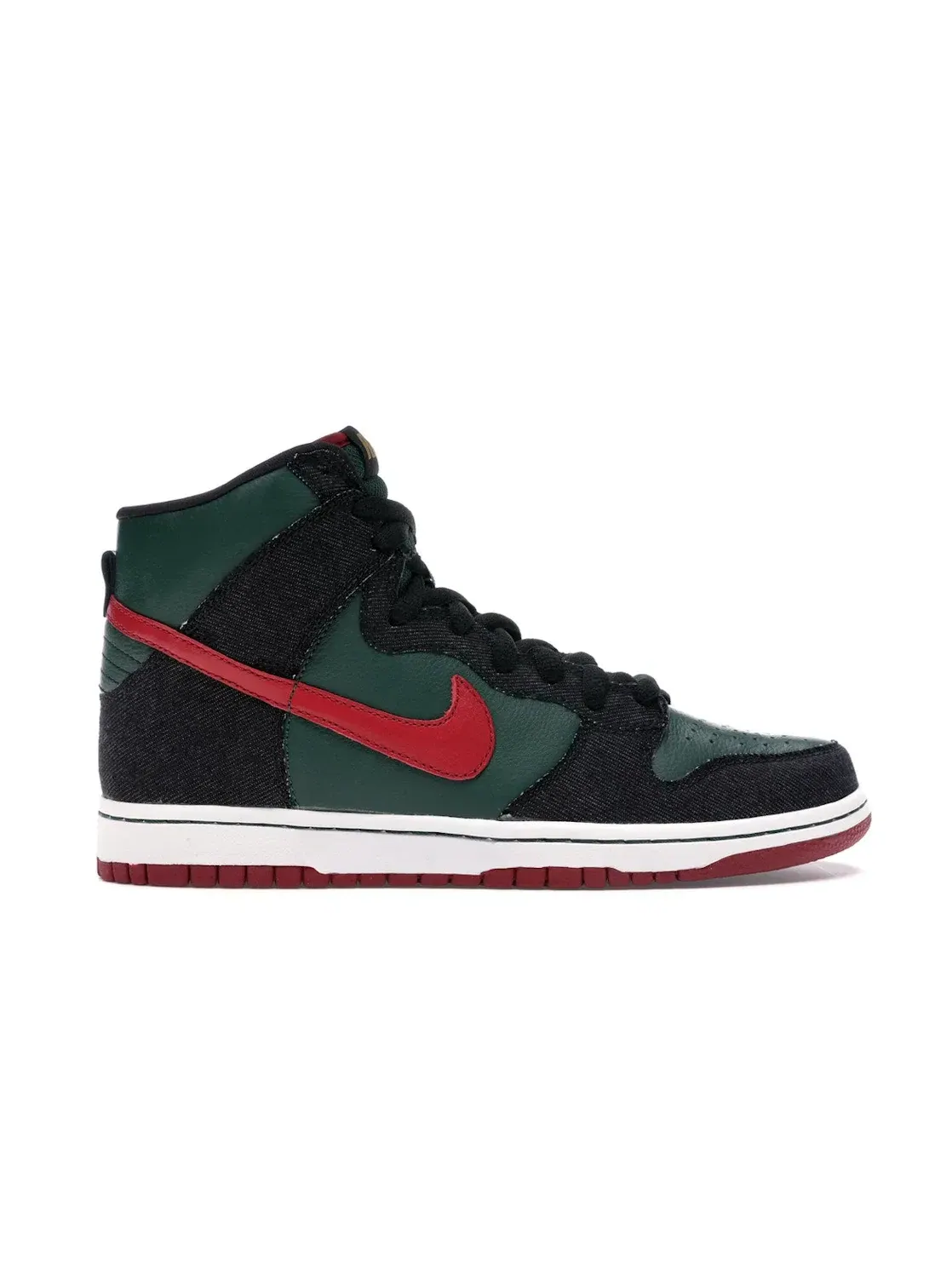Мужские кроссовки высокие с принтом Nike SB Dunk High RESN Nike, Deep Forest/Paprika — изображение 1 из 4
