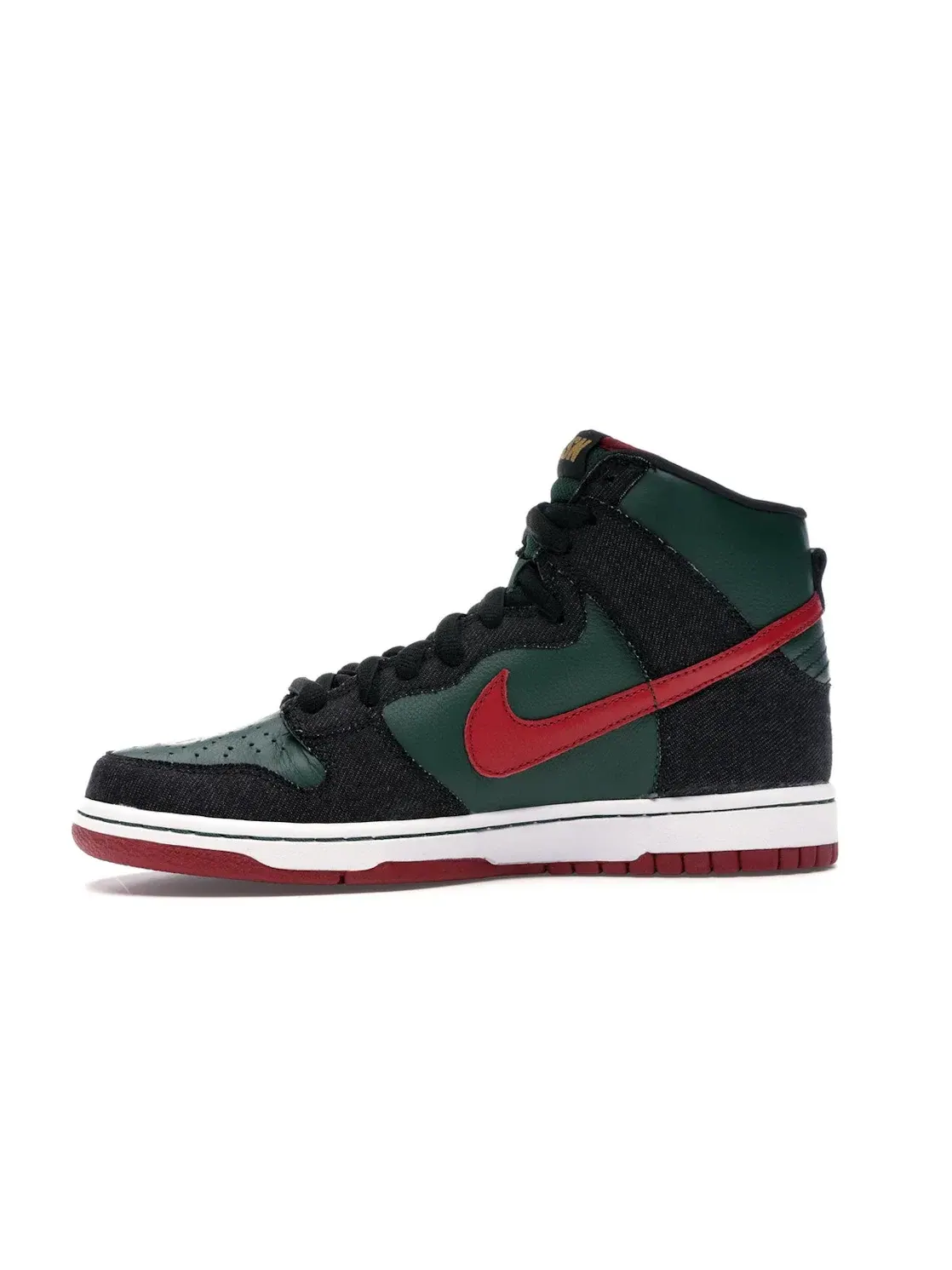 Мужские кроссовки высокие с принтом Nike SB Dunk High RESN Nike, Deep Forest/Paprika — изображение 3 из 4