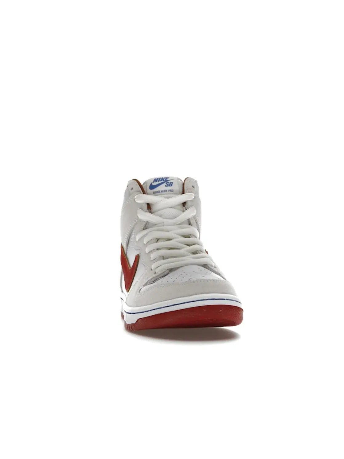 Мужские кроссовки высокие с контрастными акцентами Nike SB Dunk High — изображение 2 из 4, багряный
