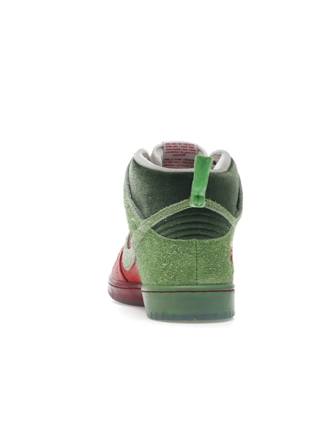 Мужские кроссовки с принтом Nike SB Dunk High Strawberry Cough Nike — изображение 4 из 4, красный/зеленый