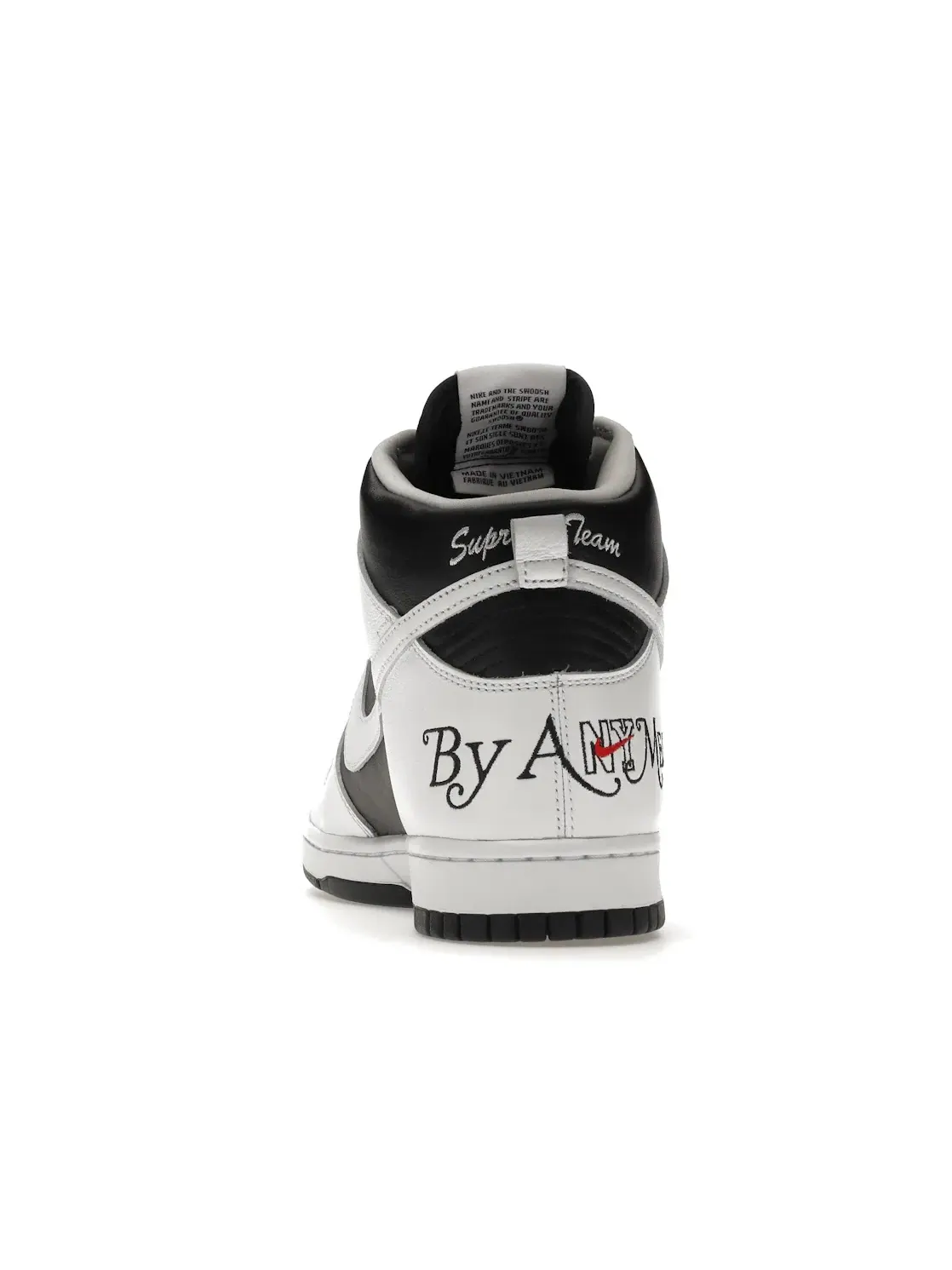 Мужские кроссовки с принтом Nike SB Dunk High Supreme By Any Means Nike — изображение 4 из 4, черный/белый-красный