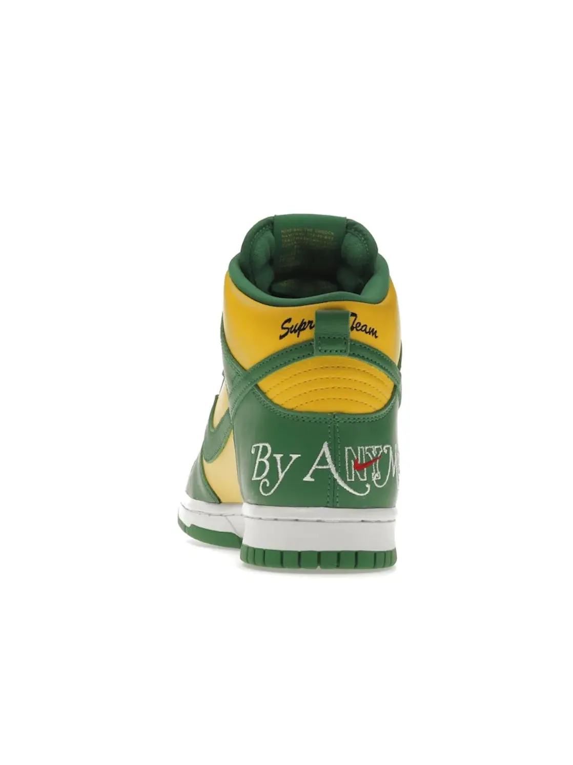 Мужские кроссовки высокие с принтом Nike SB Dunk High Nike — изображение 4 из 4, зеленый-белый