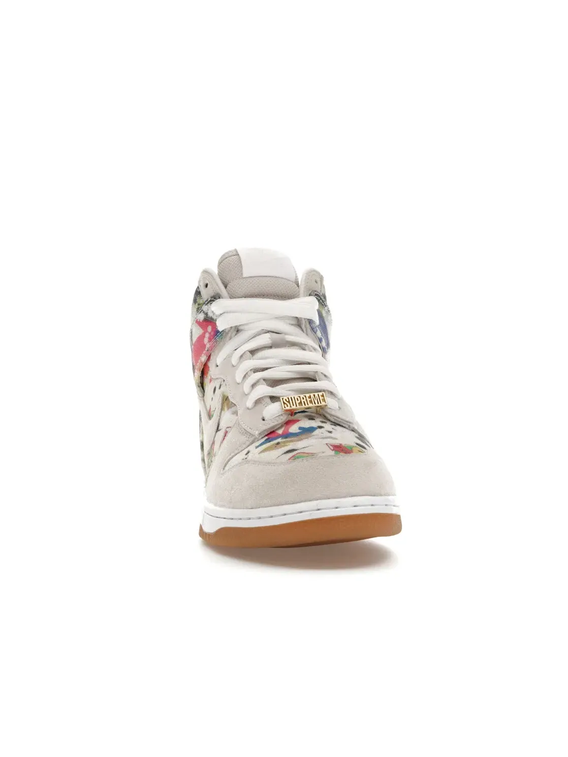 Мужские кроссовки с принтом Nike SB Dunk High Supreme Rammellzee Nike — изображение 2 из 4, белый/белый-мульти