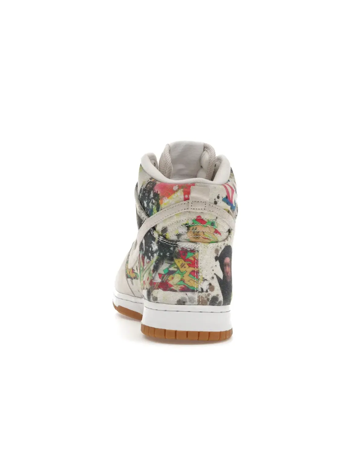 Мужские кроссовки с принтом Nike SB Dunk High Supreme Rammellzee Nike — изображение 4 из 4, белый/белый-мульти