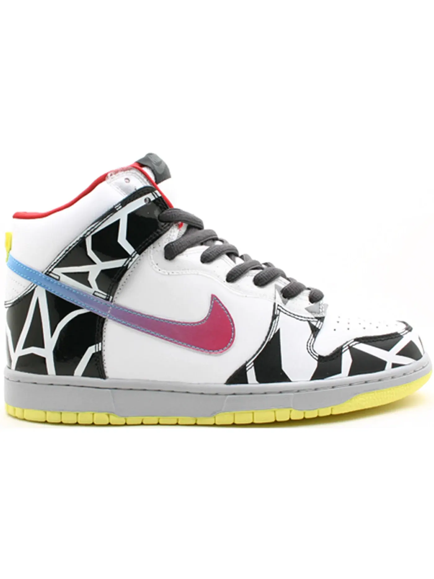 Мужские кроссовки высокие с принтом Nike SB Dunk High Nike — изображение 1 из 1, белый/синий