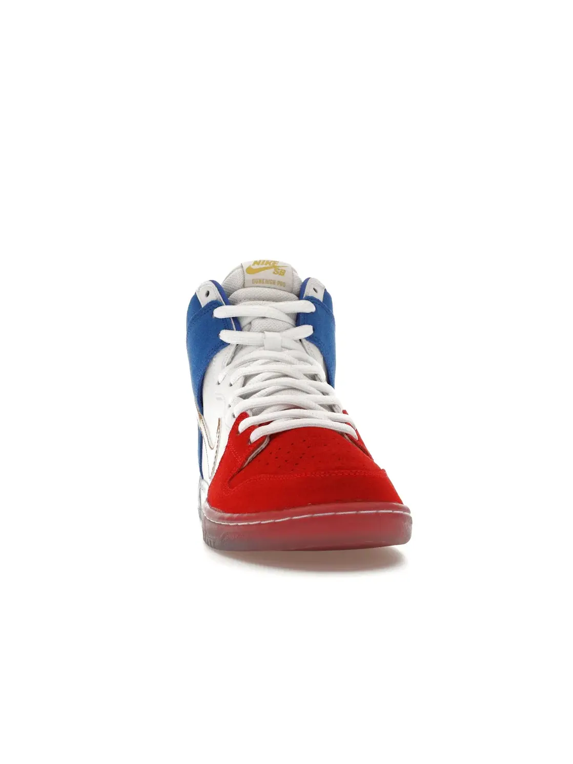 Мужские кроссовки высокие Nike SB Dunk High — изображение 2 из 4, красный/-белый