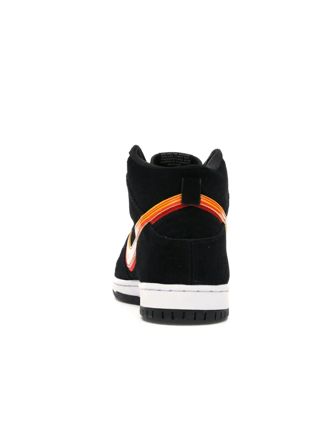 Мужские кроссовки высокий с принтом Nike SB Dunk High Truck It Nike — изображение 4 из 4, черный/желтый-оранжевый