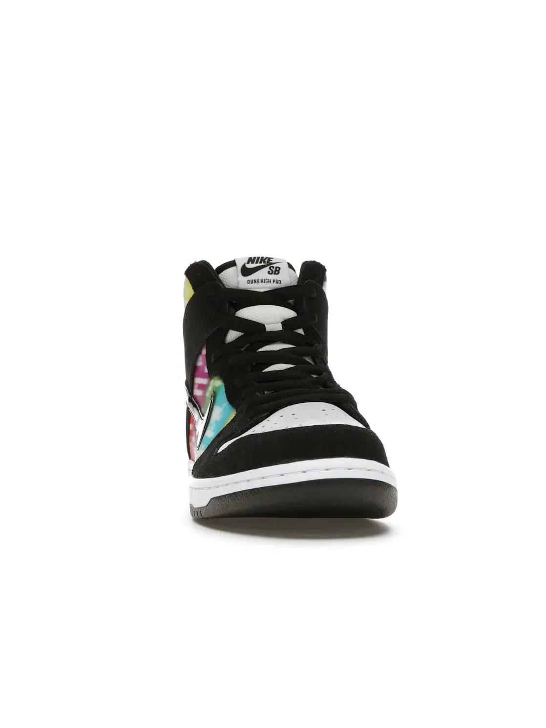 Мужские кроссовки с принтом Nike SB Dunk High TV Signal Nike — изображение 2 из 4, черный/мульти
