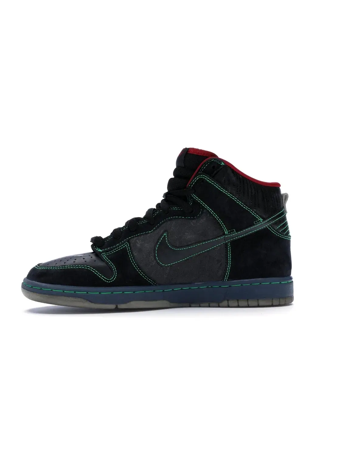 Мужские кроссовки для скейтбординга Nike SB Dunk High — изображение 3 из 4, черный/черный