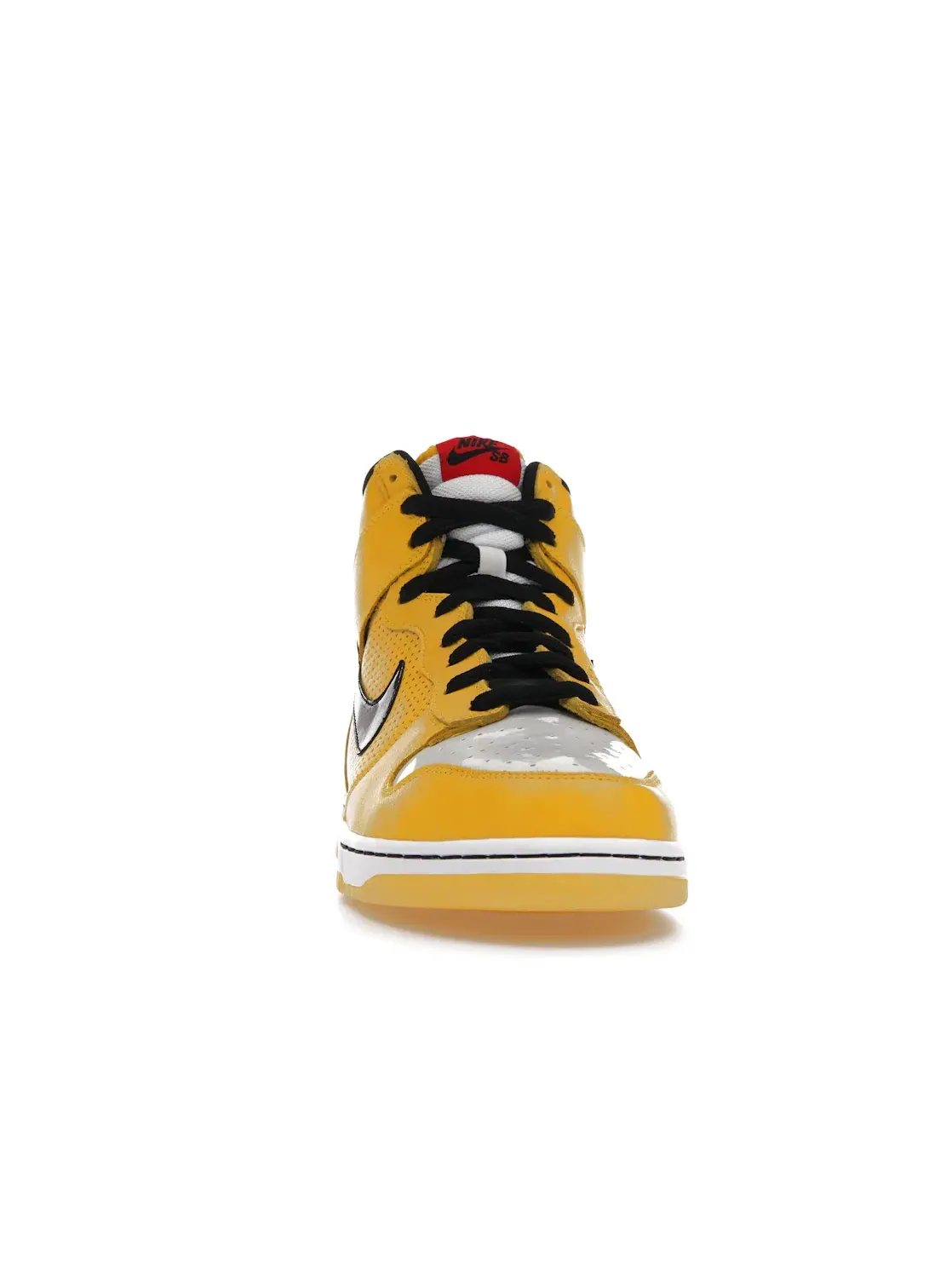 Мужские кроссовки с принтом Nike SB Dunk High Nike — изображение 2 из 4, желтый/черный