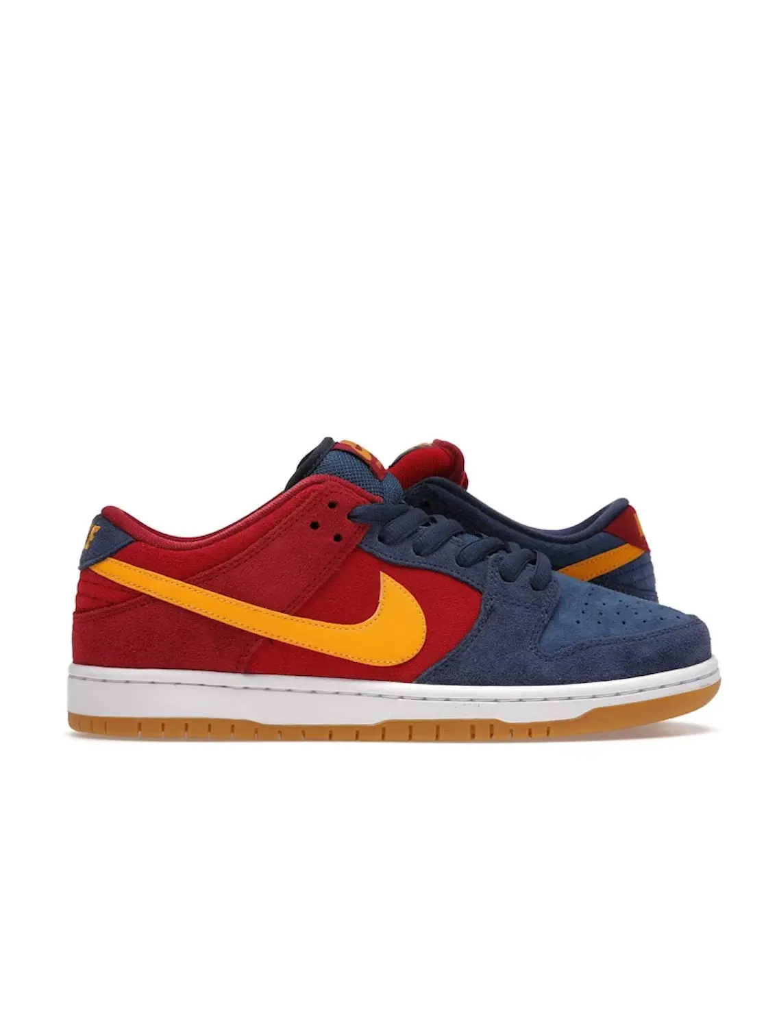 Мужские кроссовки для скейтбординга Nike SB Dunk Low Barcelona — изображение 1 из 4, темно-синий-золотистый