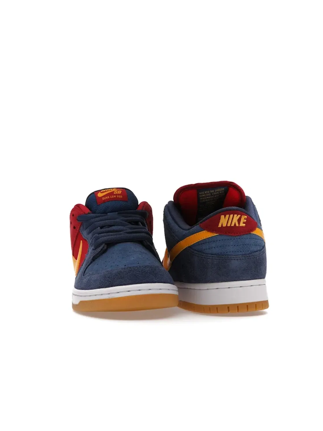 Мужские кроссовки для скейтбординга Nike SB Dunk Low Barcelona — изображение 2 из 4, темно-синий-золотистый