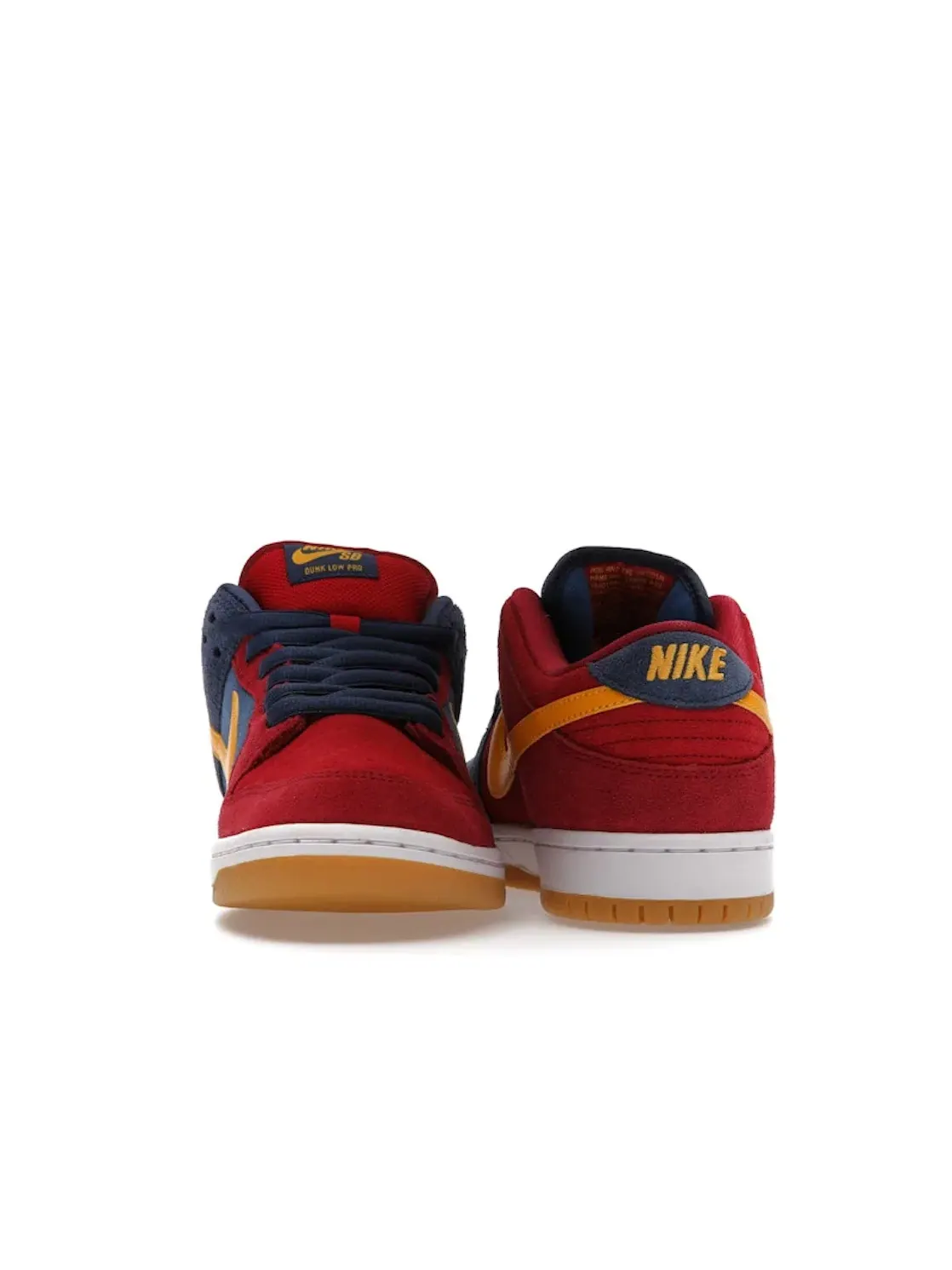 Мужские кроссовки для скейтбординга Nike SB Dunk Low Barcelona — изображение 4 из 4, темно-синий-золотистый