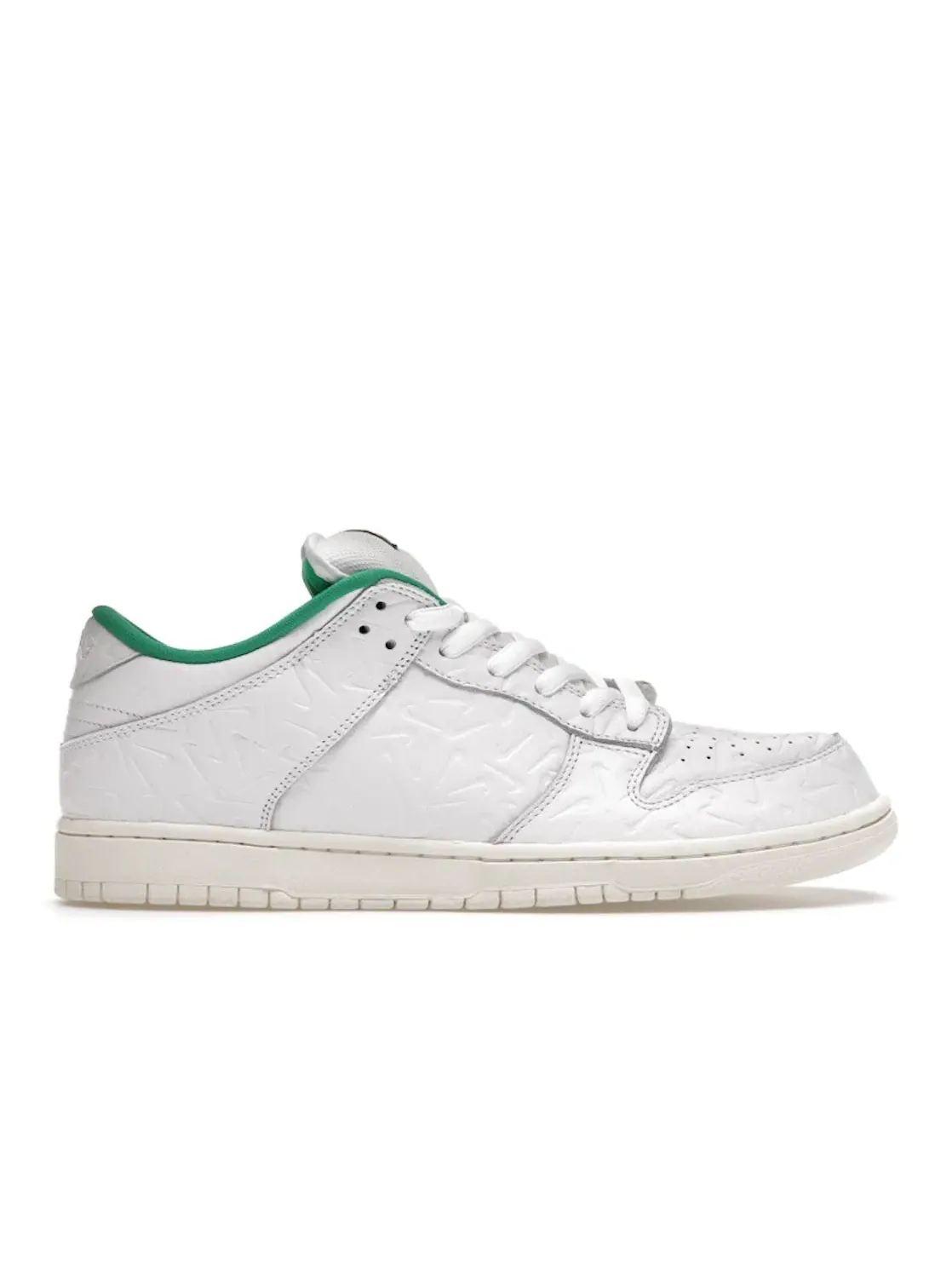 Мужские кроссовки с низкой посадкой Nike SB Dunk Low Ben-G Nike — изображение 1 из 4, белый/белый-зеленый