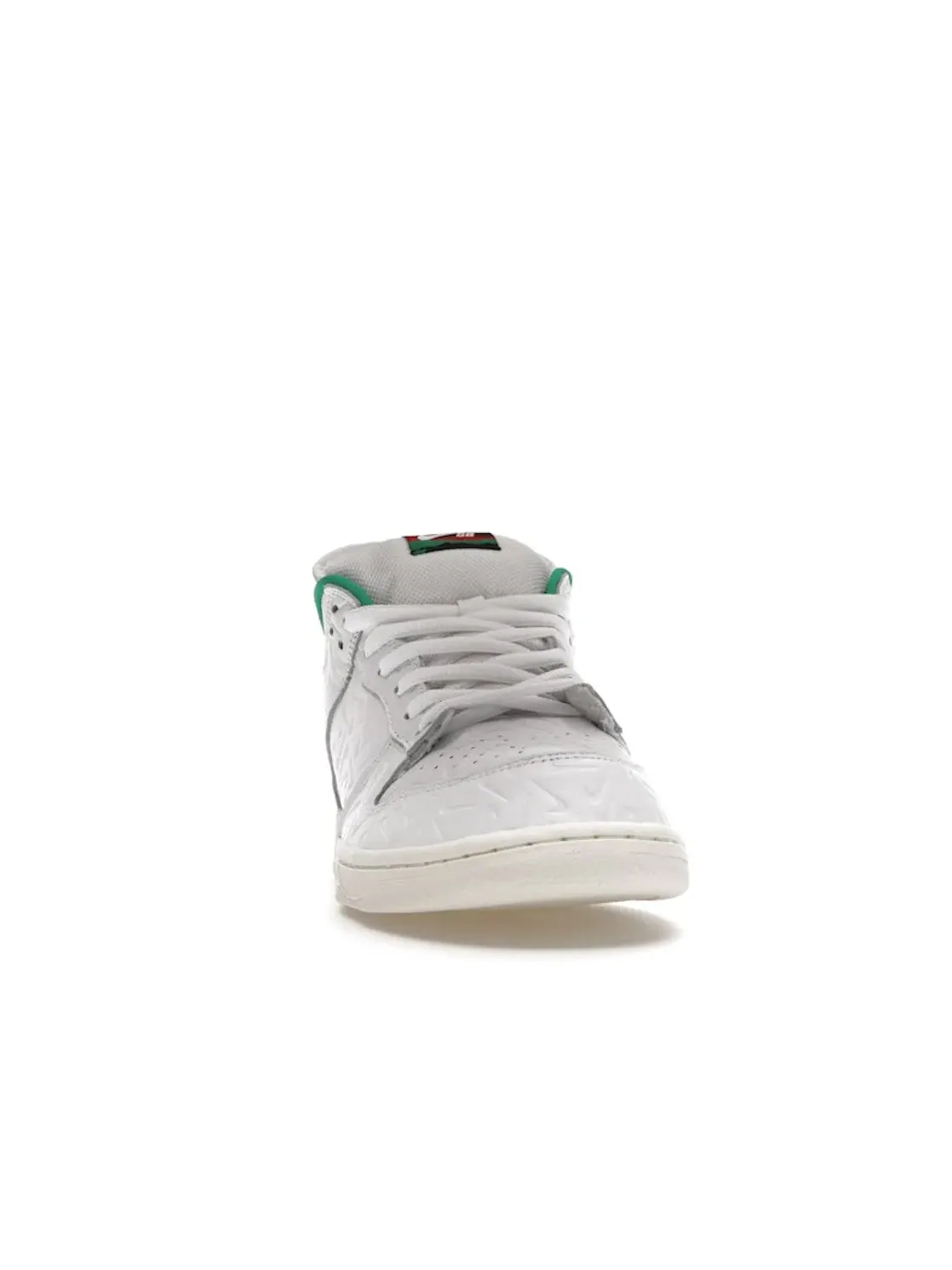 Мужские кроссовки с низкой посадкой Nike SB Dunk Low Ben-G Nike — изображение 2 из 4, белый/белый-зеленый