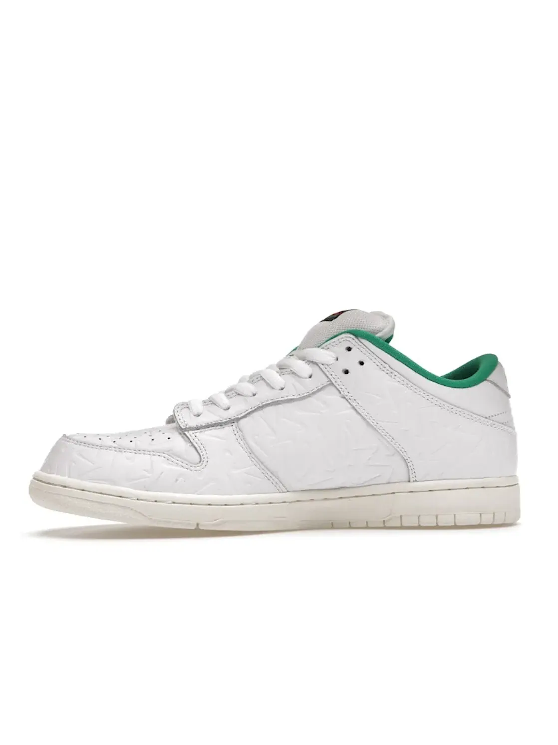 Мужские кроссовки с низкой посадкой Nike SB Dunk Low Ben-G Nike — изображение 3 из 4, белый/белый-зеленый