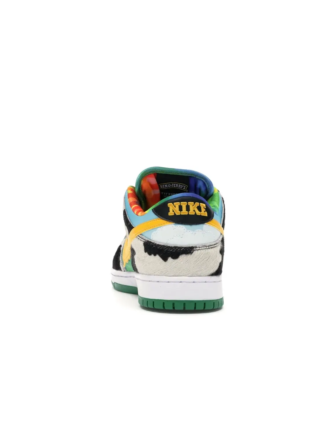Мужские кроссовки с принтом Nike SB Dunk Low Ben & Jerry's Chunky Dunky Nike — изображение 4 из 4, белый/-черный-золотистый