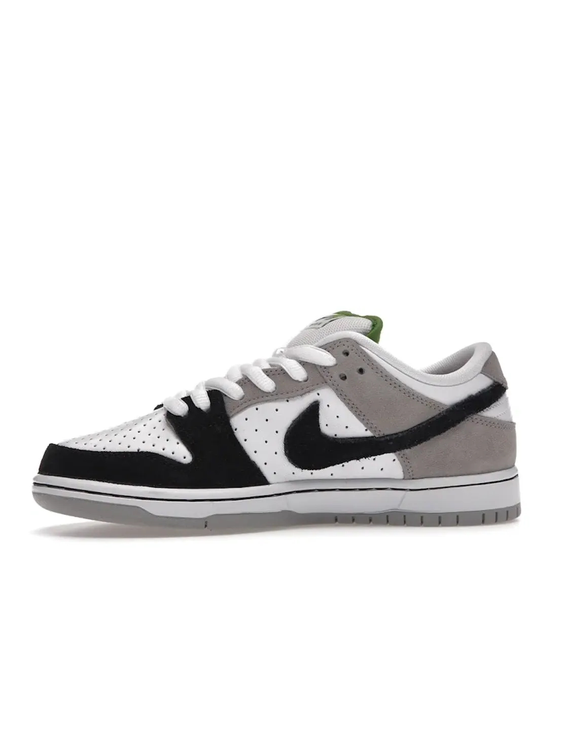 Мужские кроссовки с перфорированной кожей Nike SB Dunk Low — изображение 3 из 4, серый/белый--черный